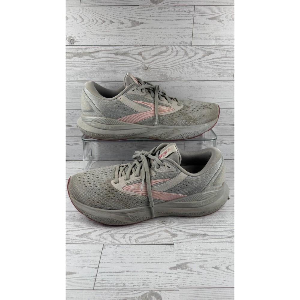 Brooks Adrenaline GTS 24 1204261B019 Gray 11B Womens Sneakers Running Shoes #899